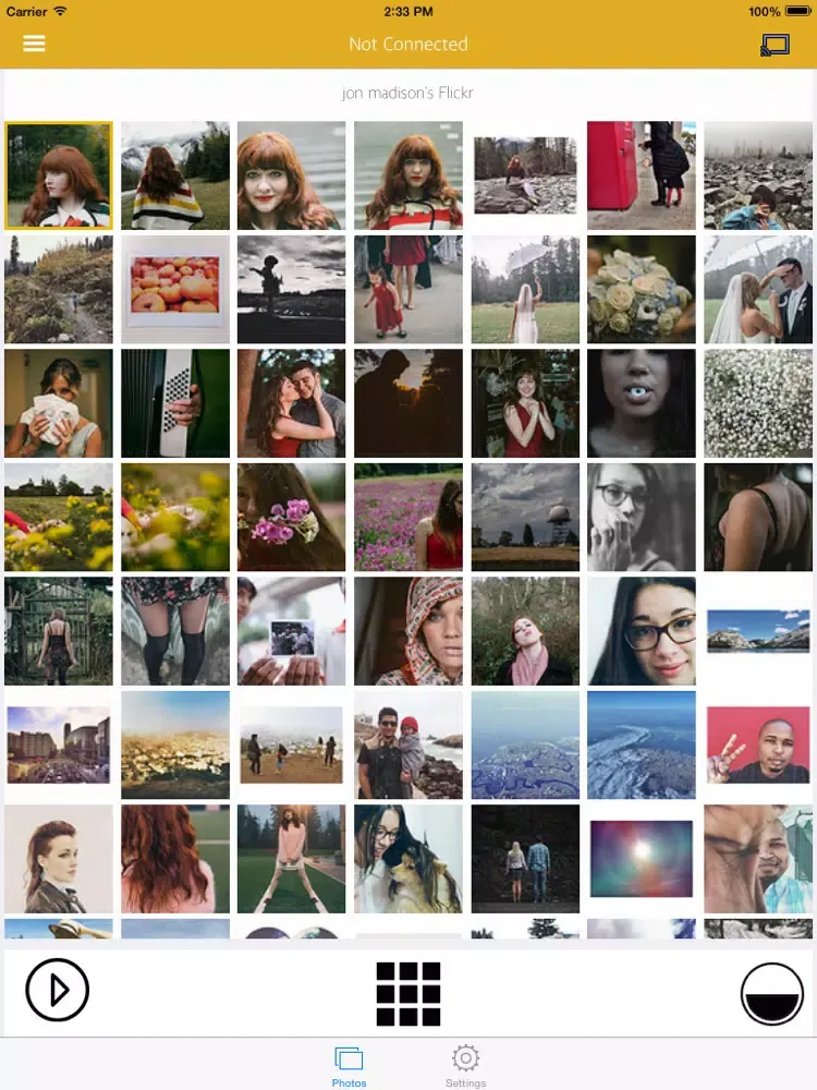 Zrzuty ekranu PixiPush - Photos with friends on your Chromecast iPad 