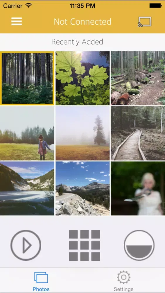 Zrzuty ekranu PixiPush - Photos with friends on your Chromecast