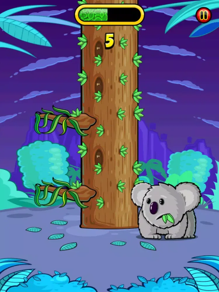 Zrzuty ekranu Crazy Koala - Feed Baby Koala Bamboo Cube iPad 