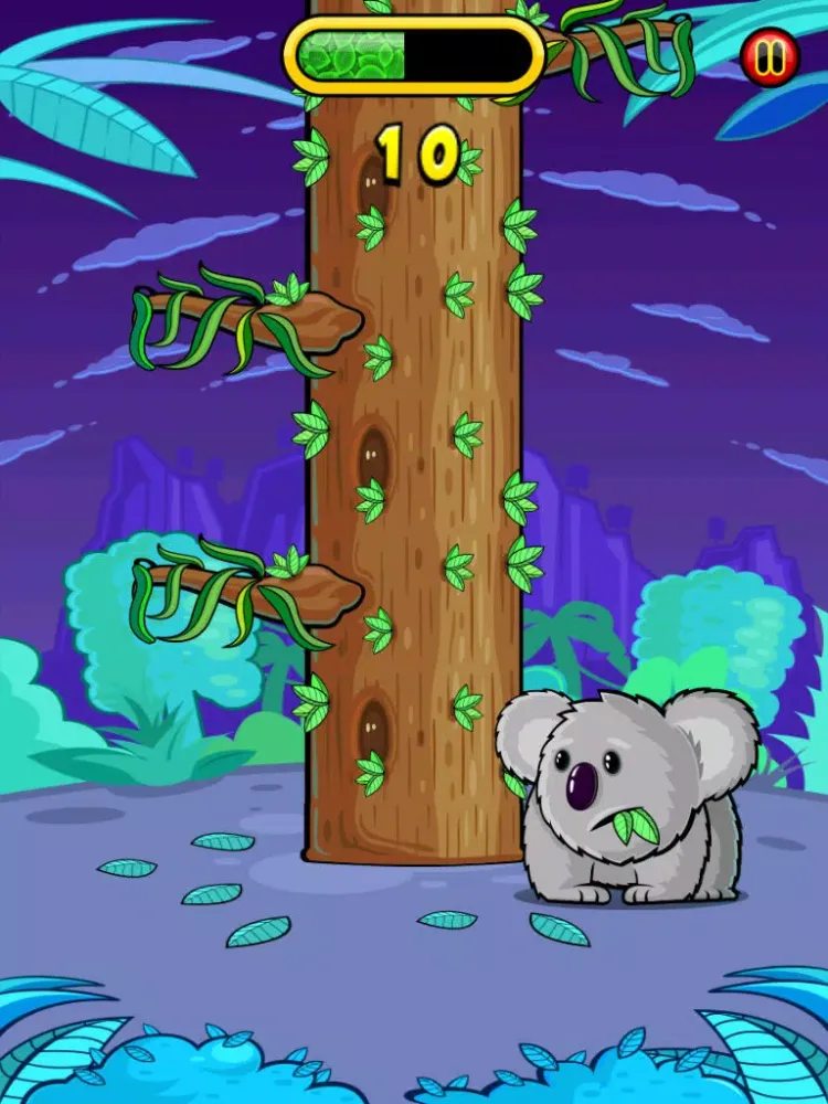 Zrzuty ekranu Crazy Koala - Feed Baby Koala Bamboo Cube iPad 