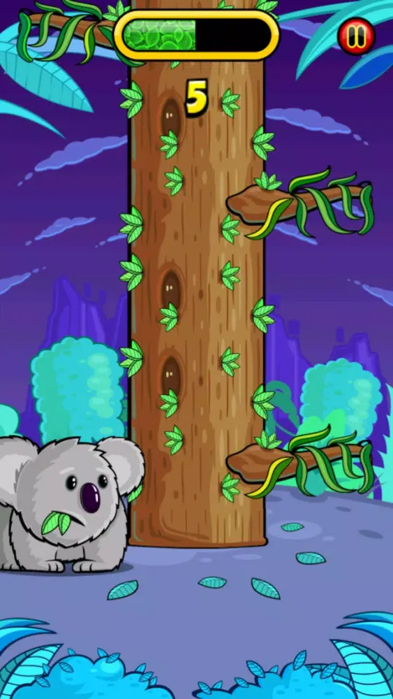 Zrzuty ekranu Crazy Koala - Feed Baby Koala Bamboo Cube