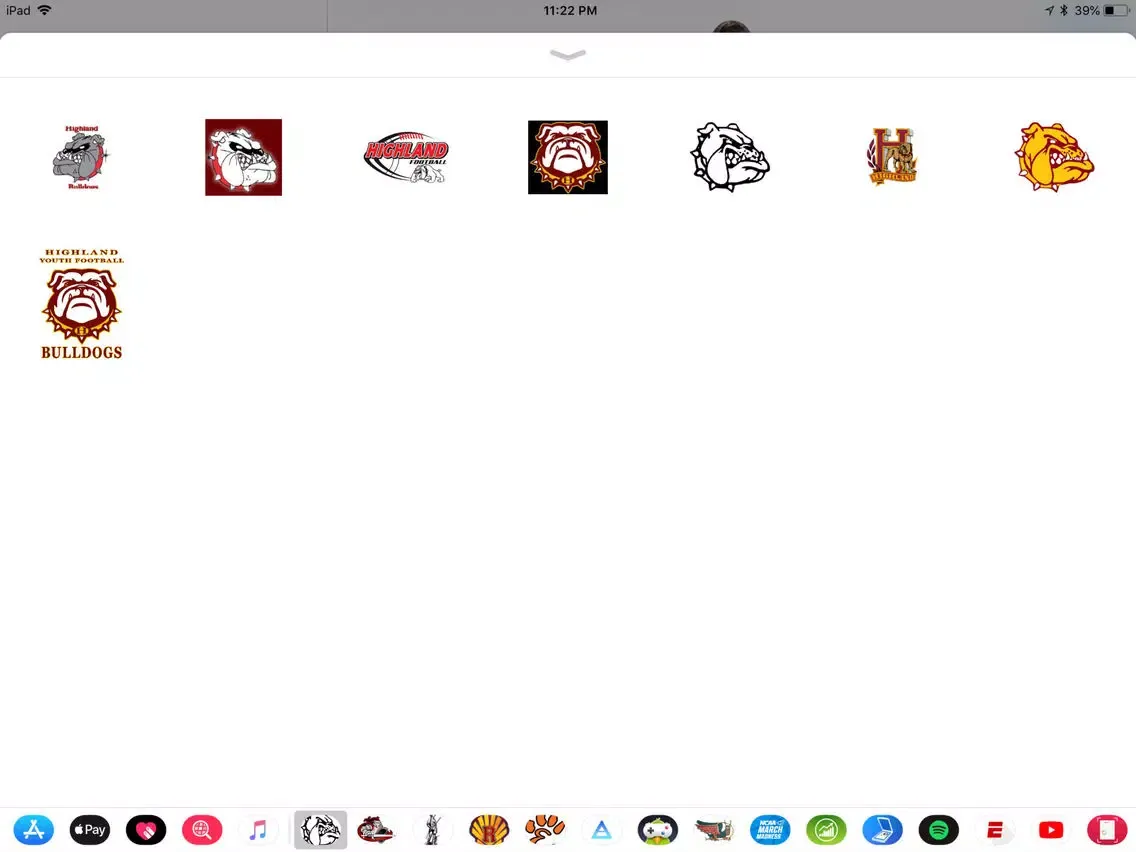 Screenshot di HHS Stickers iPad 