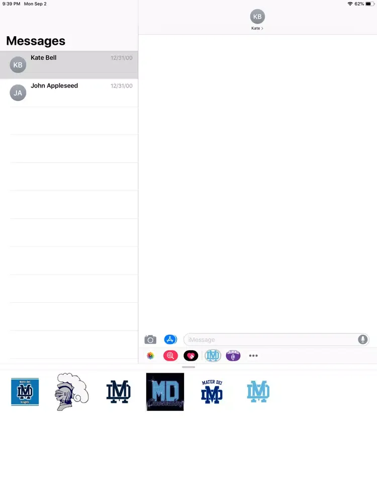 MDCHS Stickers iPad  Screenshots