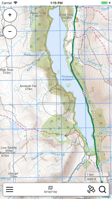 Lake District Outdoor Map PRO Ekran Görüntüleri