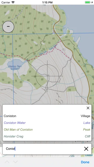 Lake District Outdoor Map PRO Ekran Görüntüleri
