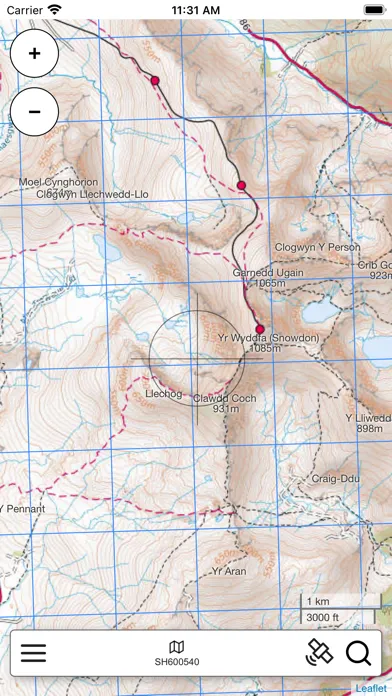 Snowdonia Outdoor Map Pro Screenshots