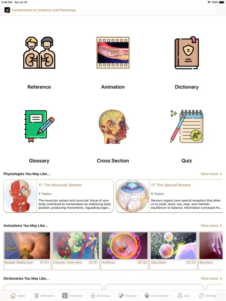Fundamental Physiology iPad 應用截圖
