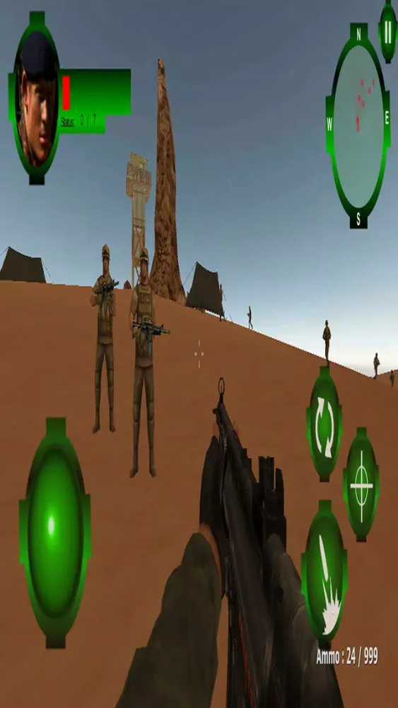 Commando Frontline Warrior 3D Screenshots