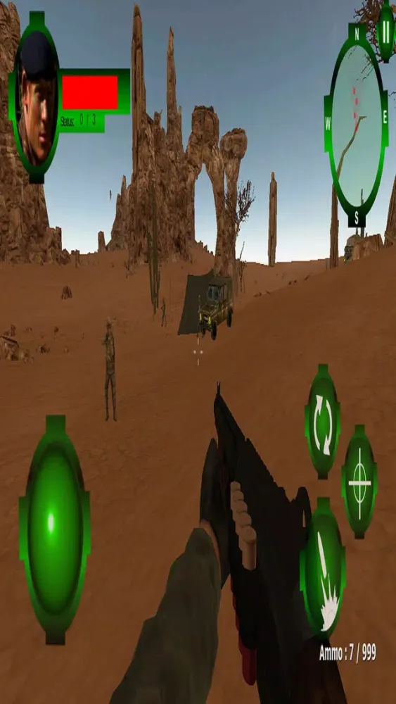 Commando Frontline Warrior 3D Screenshots