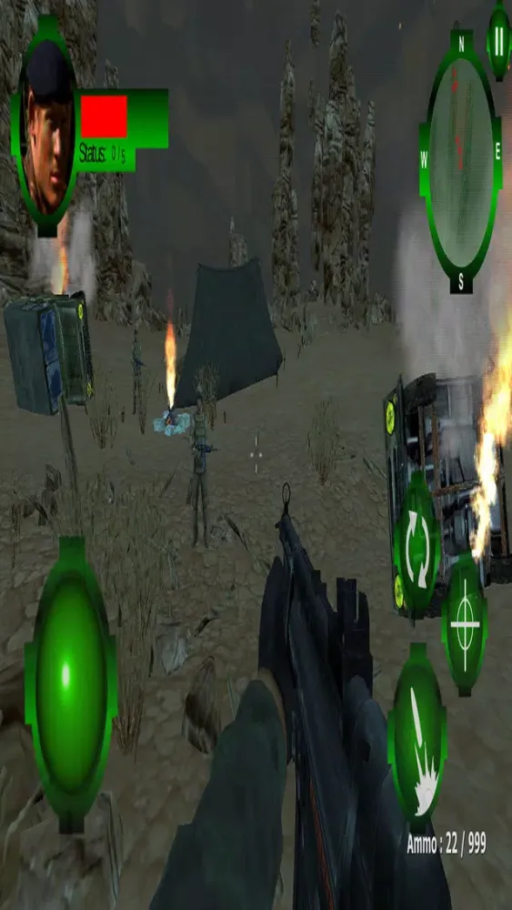 Commando Frontline Warrior 3D Screenshots