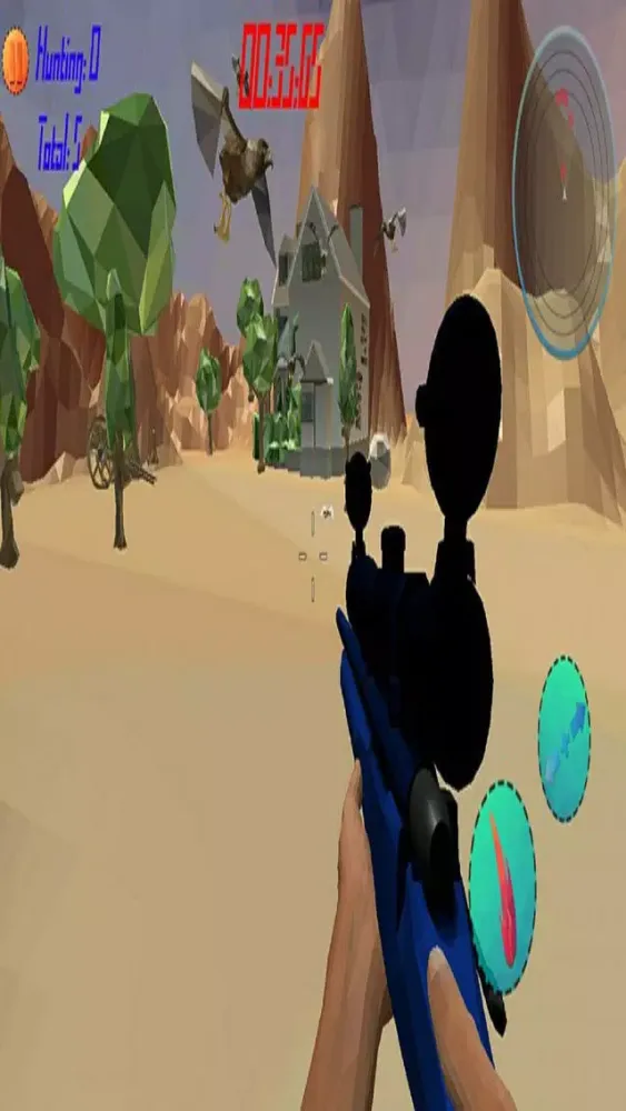 Captures d'écran de Bird Polyworld in Hunting