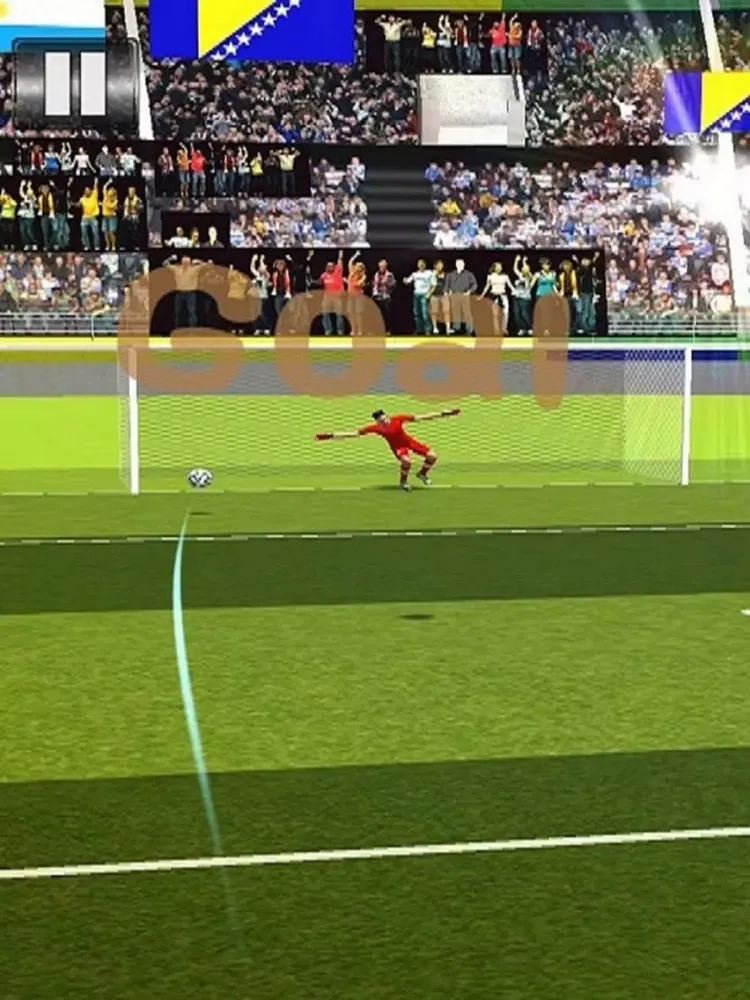 Penalty kick ShootOut Soccer Pro iPad Screenshots