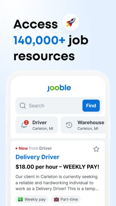 Zrzuty ekranu Jooble - Job Search Simplified