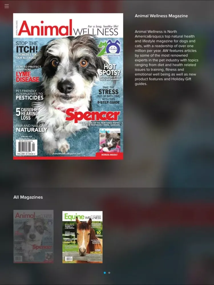 Скриншоты Animal & Equine Wellness iPad 