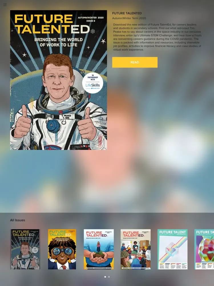 Future TalentEd magazine iPad 应用截图