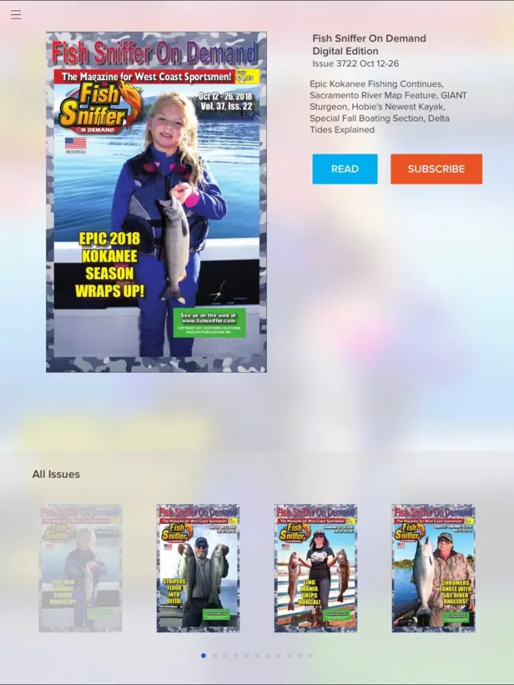 Fish Sniffer Magazine iPad  Ekran Görüntüleri
