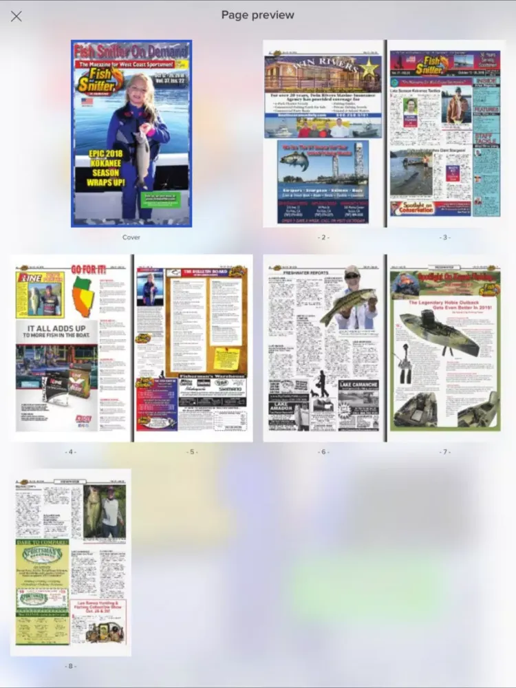 Fish Sniffer Magazine iPad  Ekran Görüntüleri