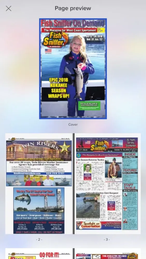 Fish Sniffer Magazine Ekran Görüntüleri