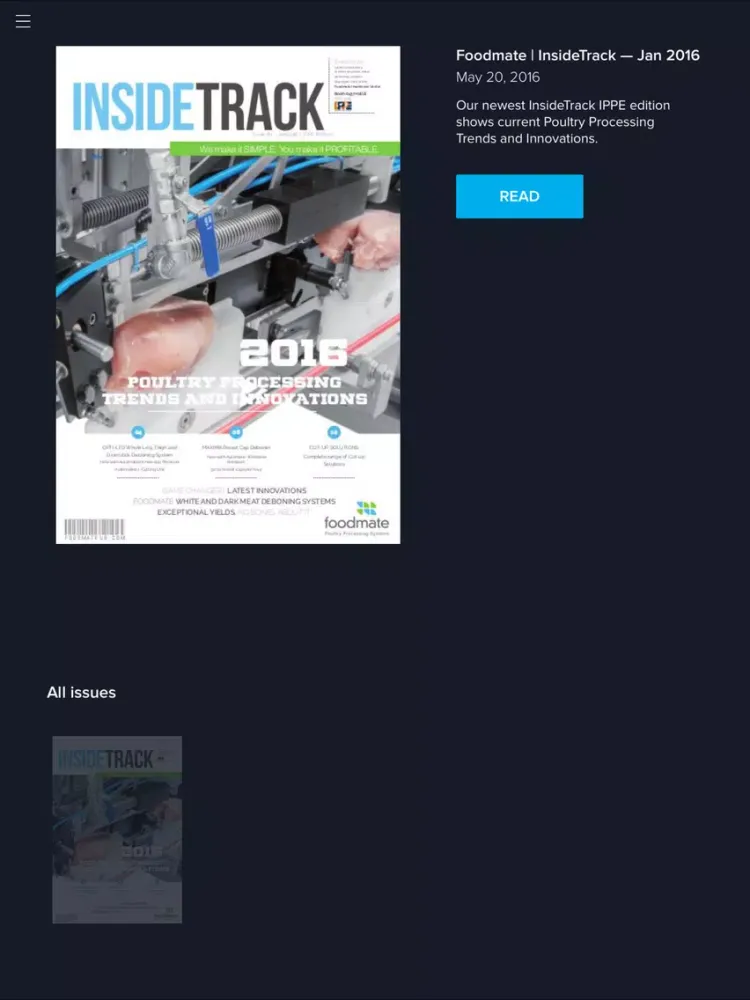 Zrzuty ekranu Foodmate Inspirience iPad 