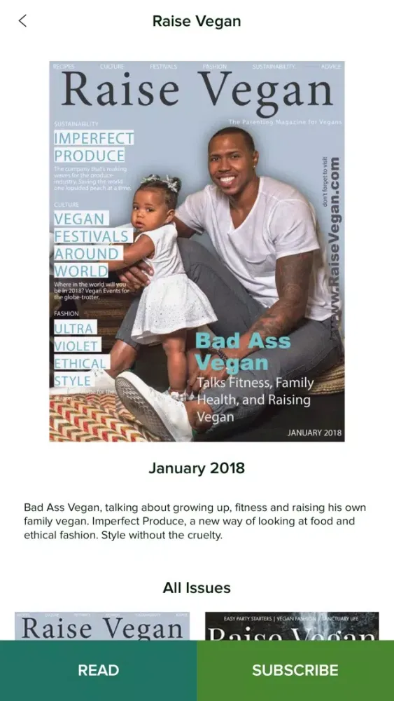 Raise Vegan Magazine Ekran Görüntüleri