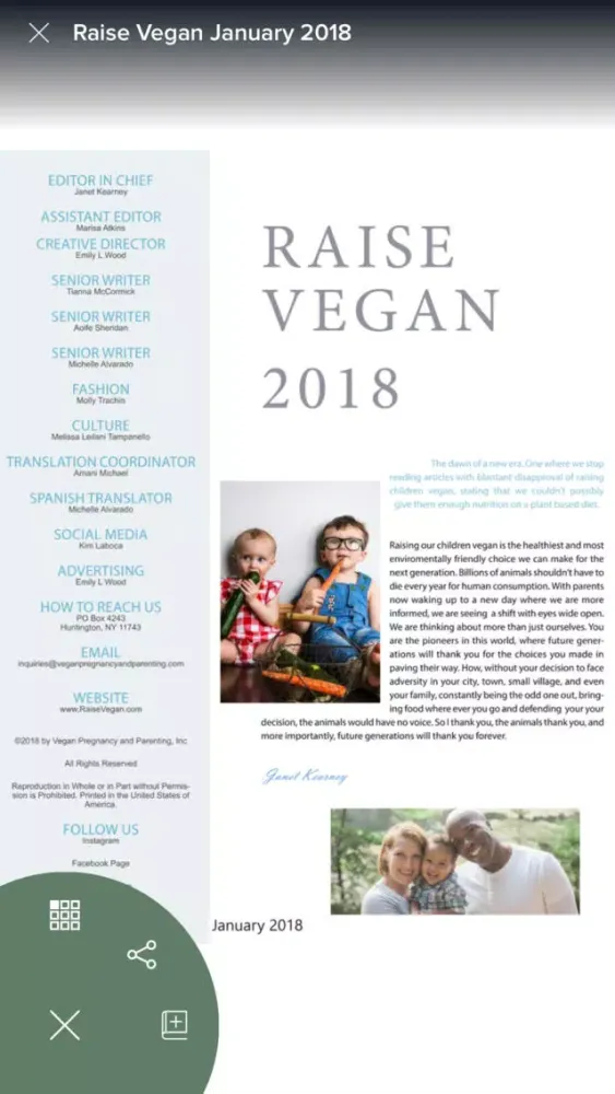 Raise Vegan Magazine Ekran Görüntüleri