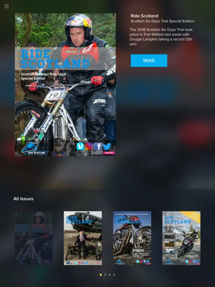 Скриншоты RIDE SCOTLAND MAGAZINE iPad 