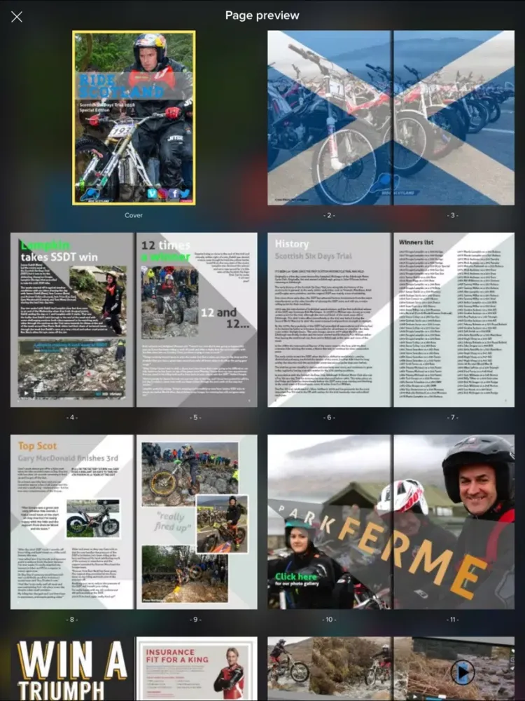 Скриншоты RIDE SCOTLAND MAGAZINE iPad 