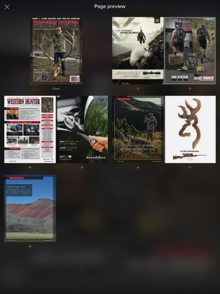 Capturas de pantalla de Western Hunter Magazine iPad 