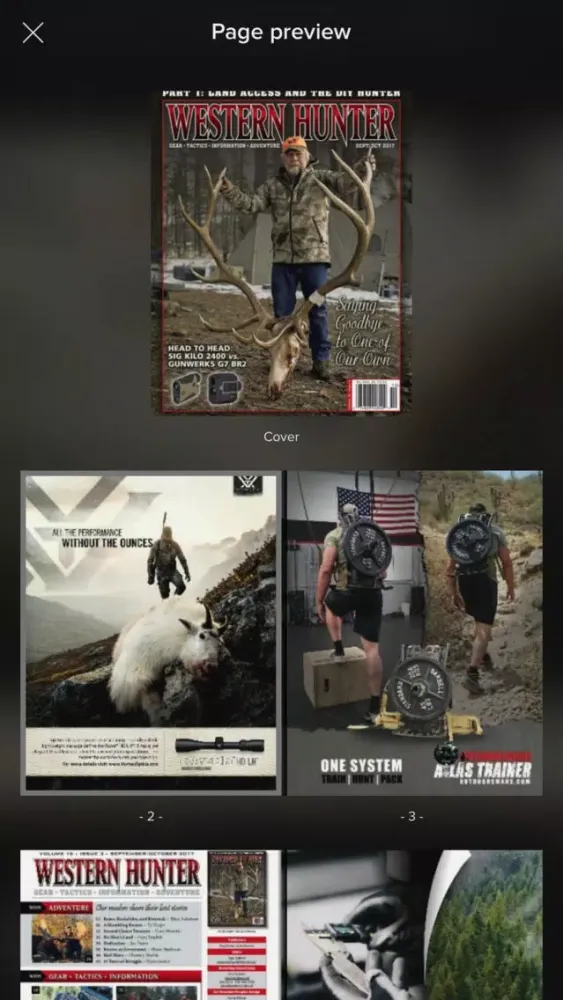 Capturas de pantalla de Western Hunter Magazine