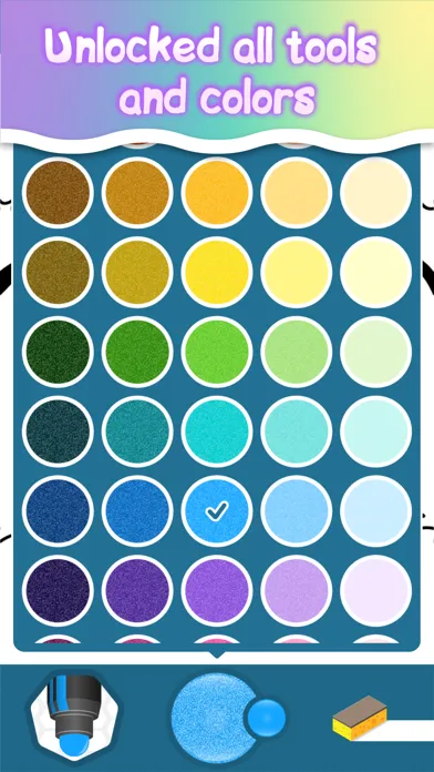 Capturas de tela do Baby coloring games for girls