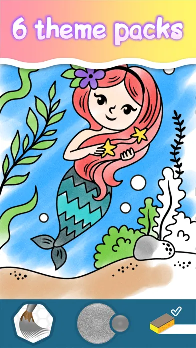 Capturas de tela do Baby coloring games for girls