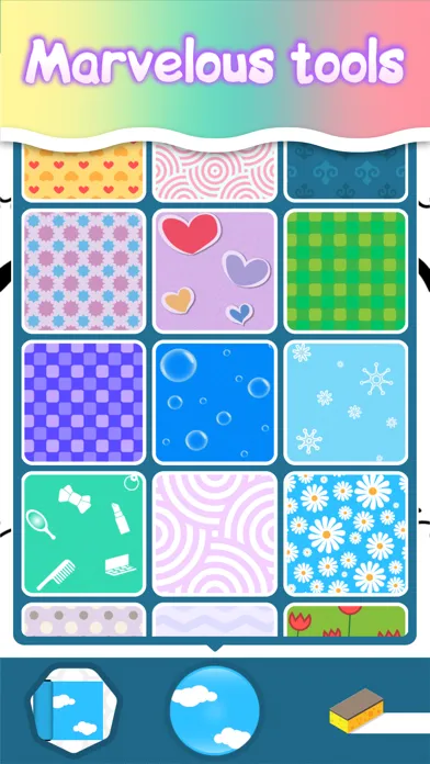 Capturas de tela do Baby coloring games for girls
