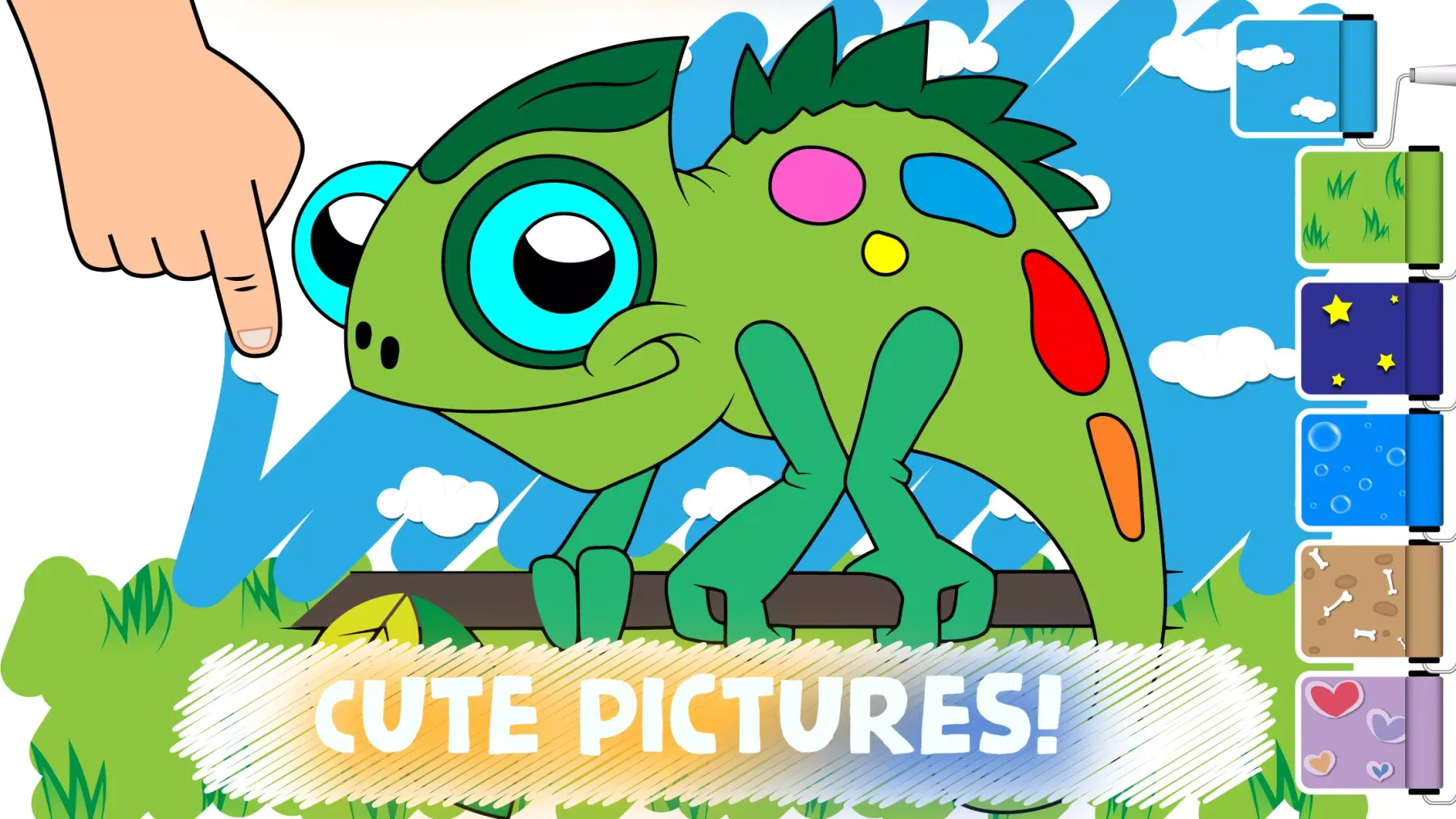Easy coloring pages for kids Screenshots