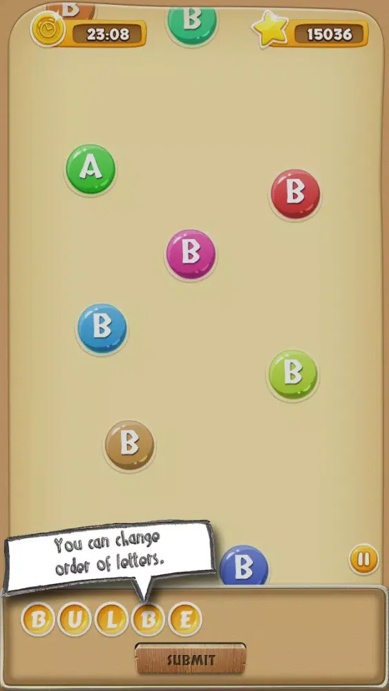 Zrzuty ekranu Letter Bubble Game
