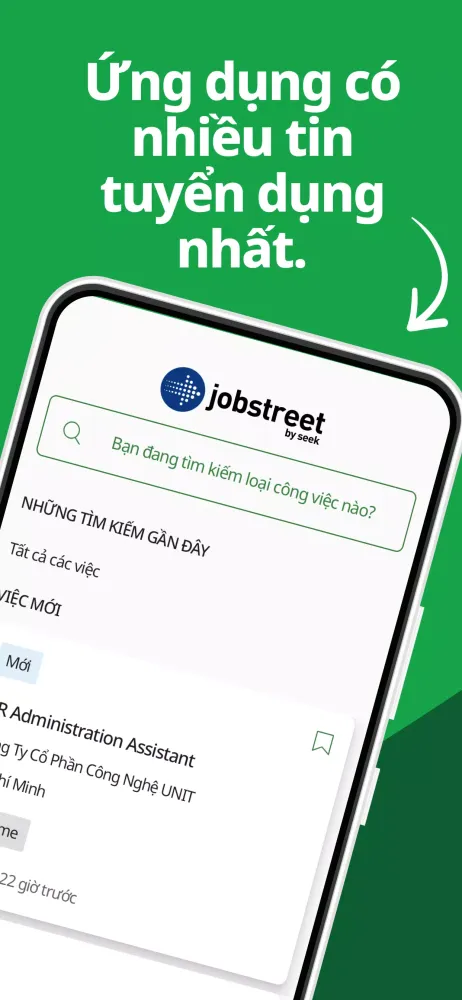Capturas de tela do JobStreet Vietnam