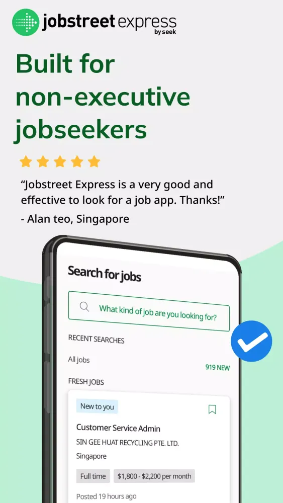 Capturas de pantalla de Jobstreet Express: Jobs in SG