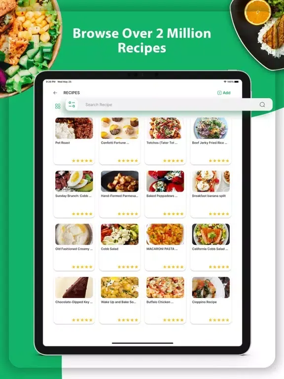 Captures d'écran de Healthy Recipe Manager - Meals iPad 