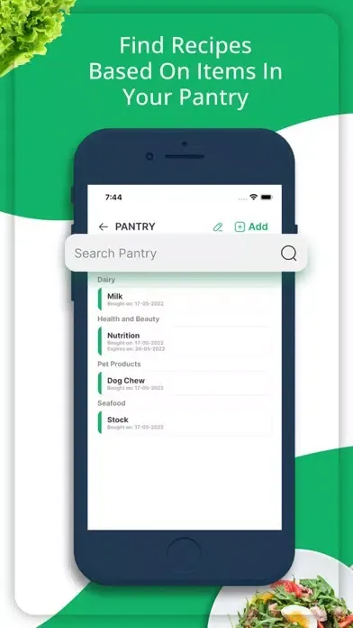Captures d'écran de Healthy Recipe Manager - Meals