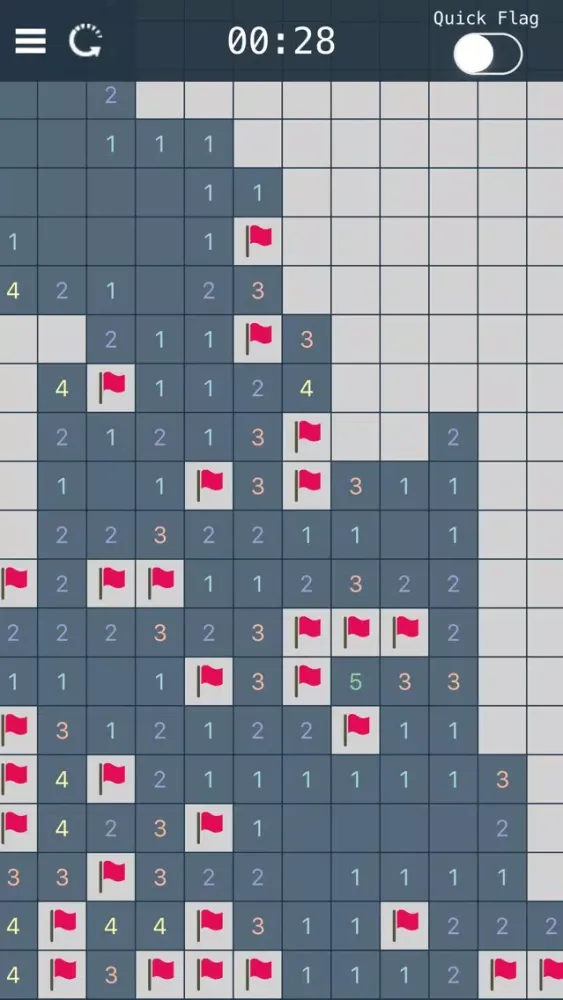 Mines - Clear a path to the top to win! スクリーンショット