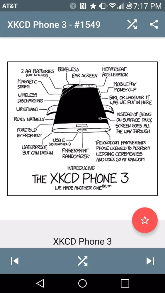 Captures d'écran de Refresh for XKCD