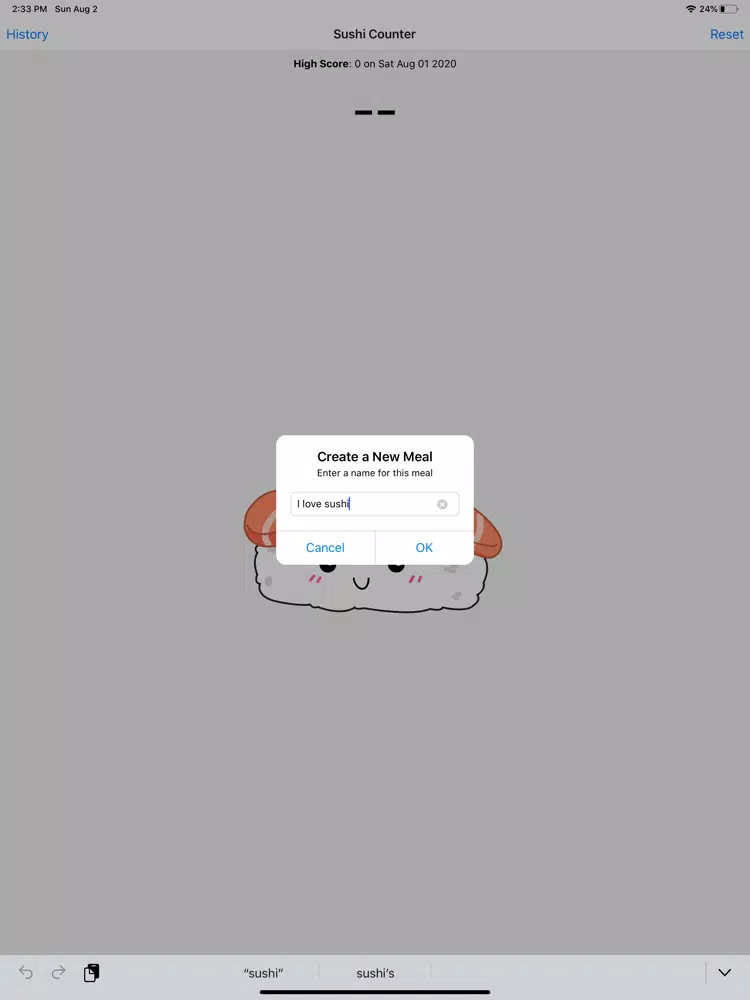Sushi Counter Utility iPad  স্ক্রিনশট