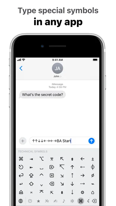 UniChar — Unicode Keyboard Screenshots