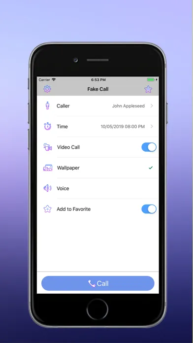 Fake Call Pro !!! 스크린샷