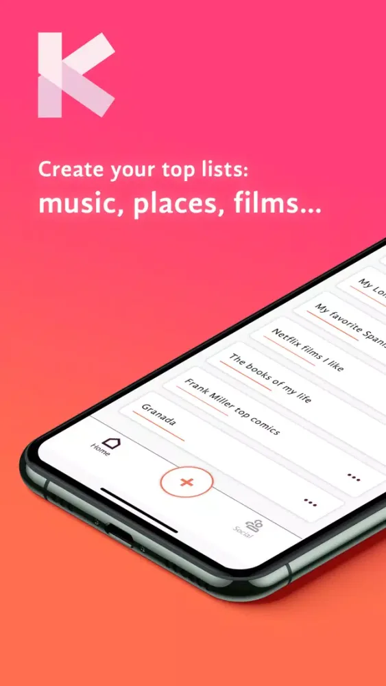 Capturas de tela do KeenOn - Discover & recommend