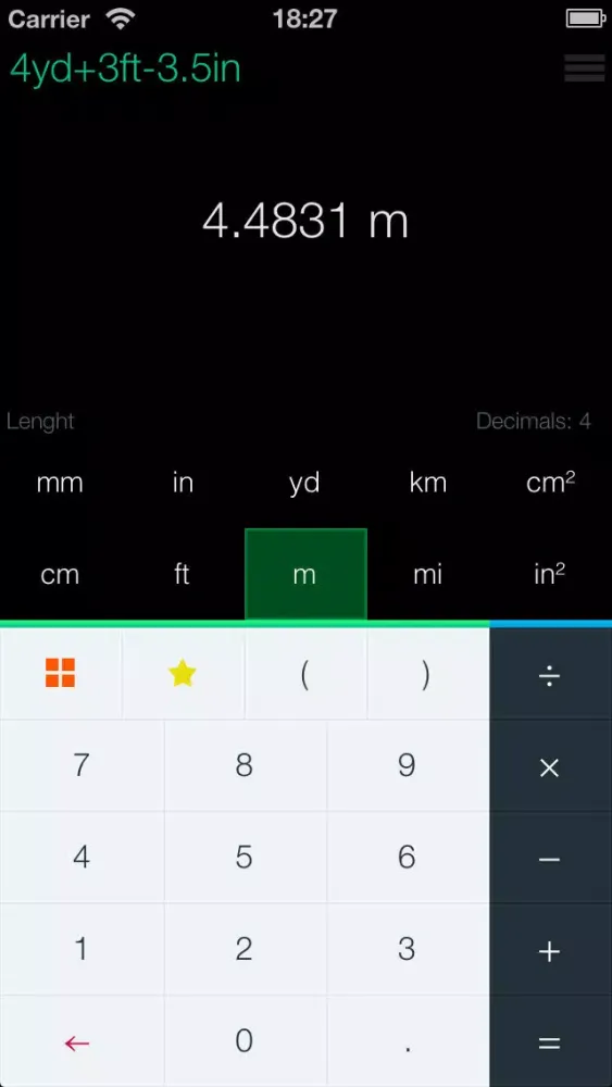 Ease - Unit Converter made Calculator应用截图