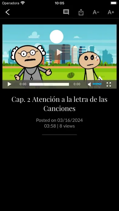 Capturas de tela do JM por amor a Dios