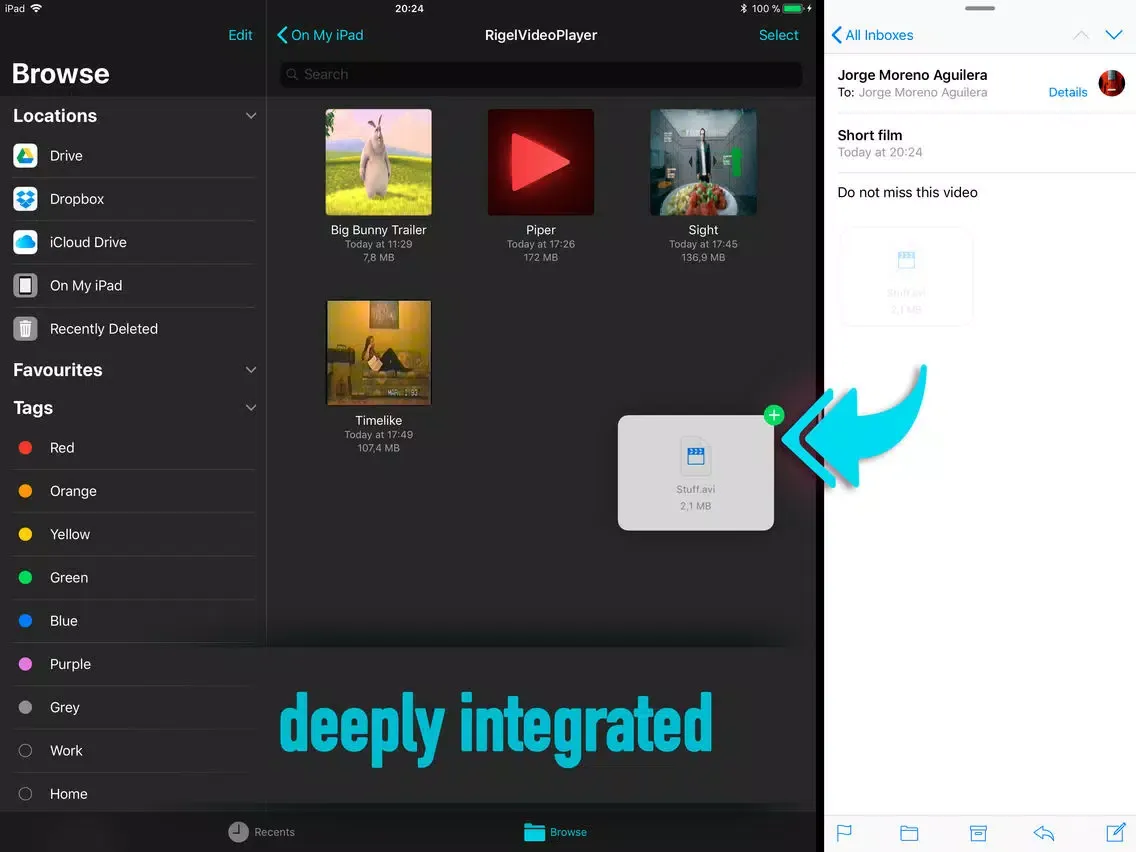 Rigel Video Player iPad 應用截圖