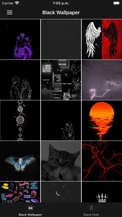 Black Wallpaper Background應用截圖