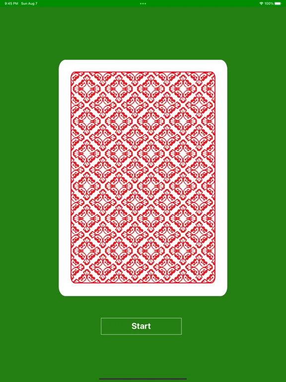 Higher or Lower card game easy iPad  Screenshots