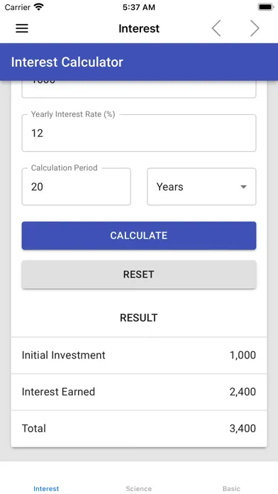 Interest Calculator and Tools應用截圖